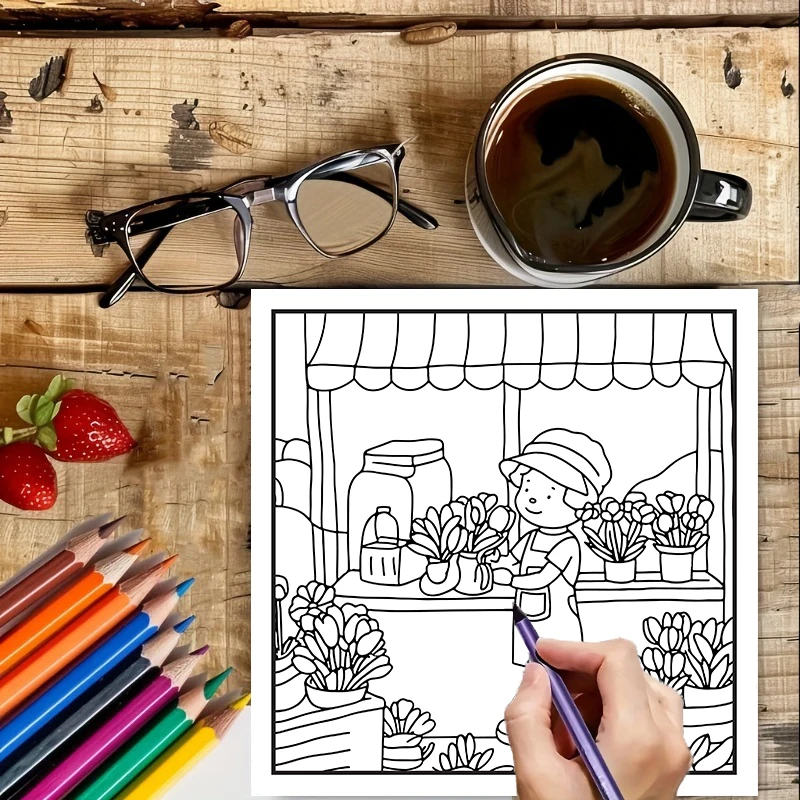Coloring Book Sweet Relax for  - School Supplies 评论和价格