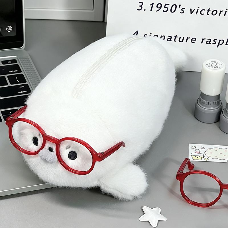 Seal Doll Pencil Case Large St - Aesthetic Large Pencil Case Pouch 评论和价格