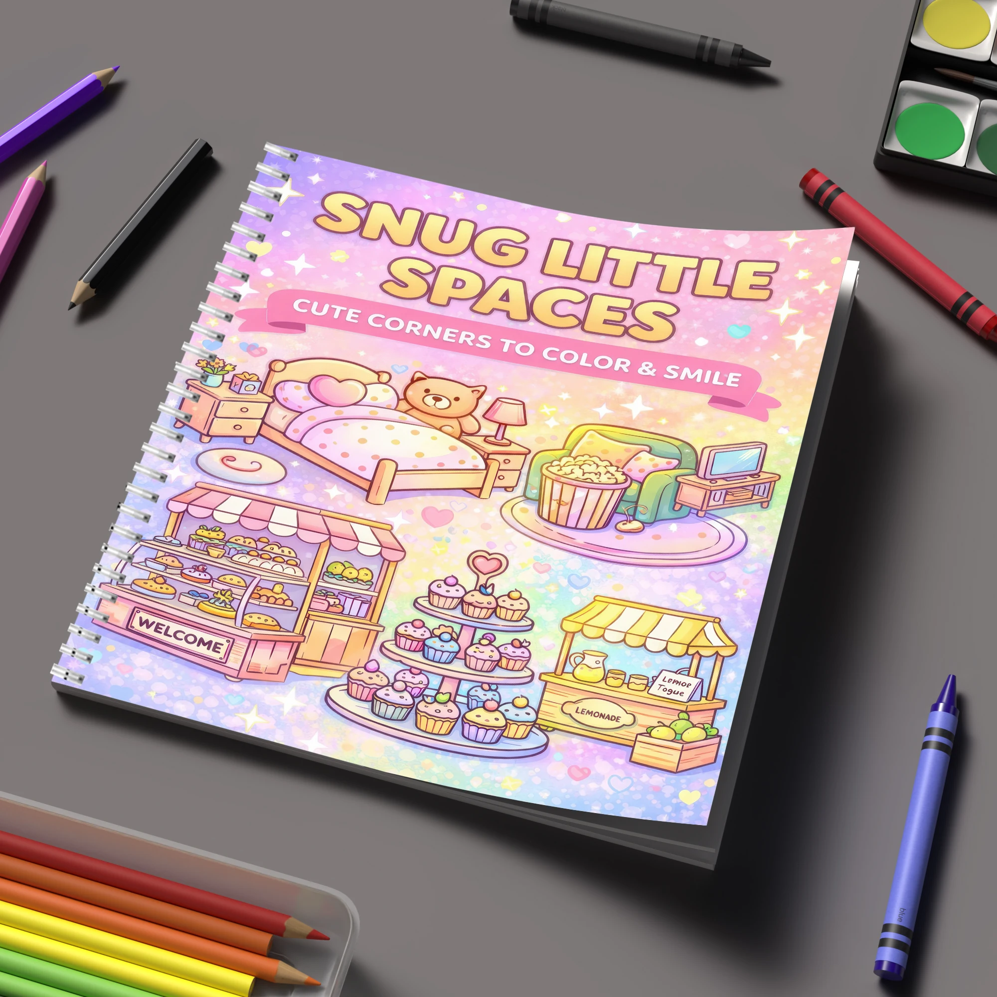 Coloring Book Little Spaces fo - School Supplies 评论和价格