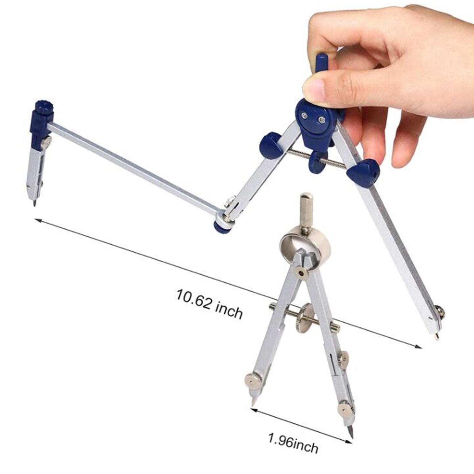 7Pcs/Set Professional with Whe - Math Geometry Set With Compass 评论和价格