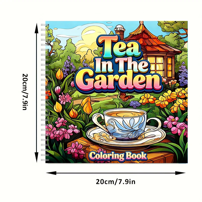 Tea In The Gardens Coloring Bo - School Supplies 评论和价格